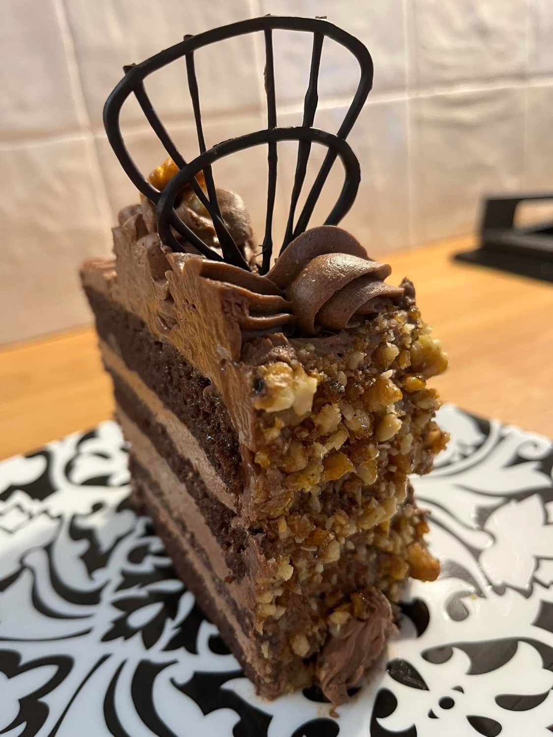 Brownie cu frișcă